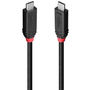 Lindy 37001 USB кабел USB4 Gen 3x2 1 м USB C Черен