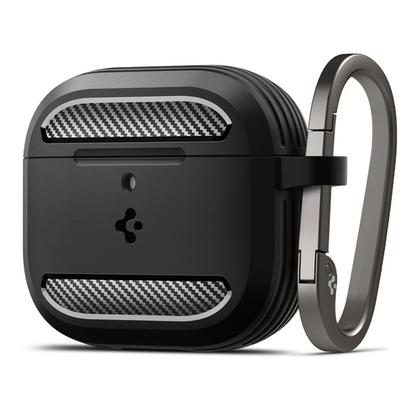 SPIGEN Rugged Armor за Apple AirPods 4 в матово черно
