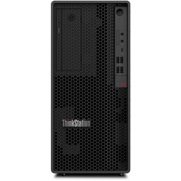 Lenovo ThinkStation P2 Tower Intel® Core™ i9 i9-14900K 64 GB DDR5-SDRAM 1 TB SSD NVIDIA GeForce RTX 4060 Windows 11 Pro Workstation Черен