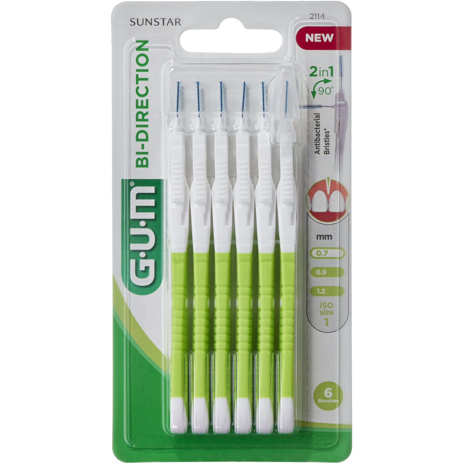 GUM BI-DIRECTION 0,7 mm, ISO 1, 6 db (070942303170)