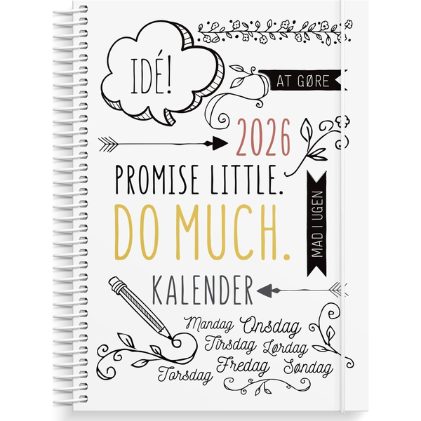 Doodle I A5 ugekalender 2026