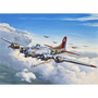 Revell B-17G Flying Fortress vadászrepülőgép műanyag modell (1:72)