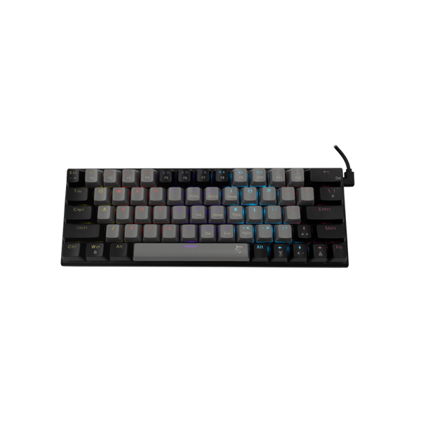 WHITE SHARK GK-002723V2-G-B/BL-HU WAKIZASHI-2/G-B/BL-HU mech.bill.szürke/fekete magyar,kék 64k