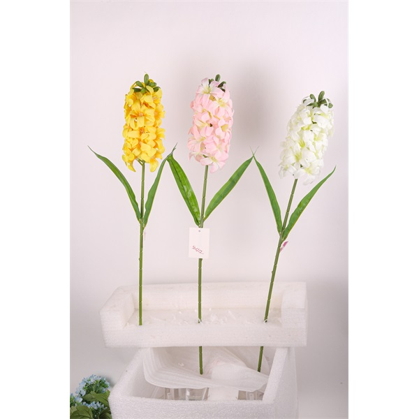 IRIS dekor virág jácint szálas 3 féle szín 60cm (501212)