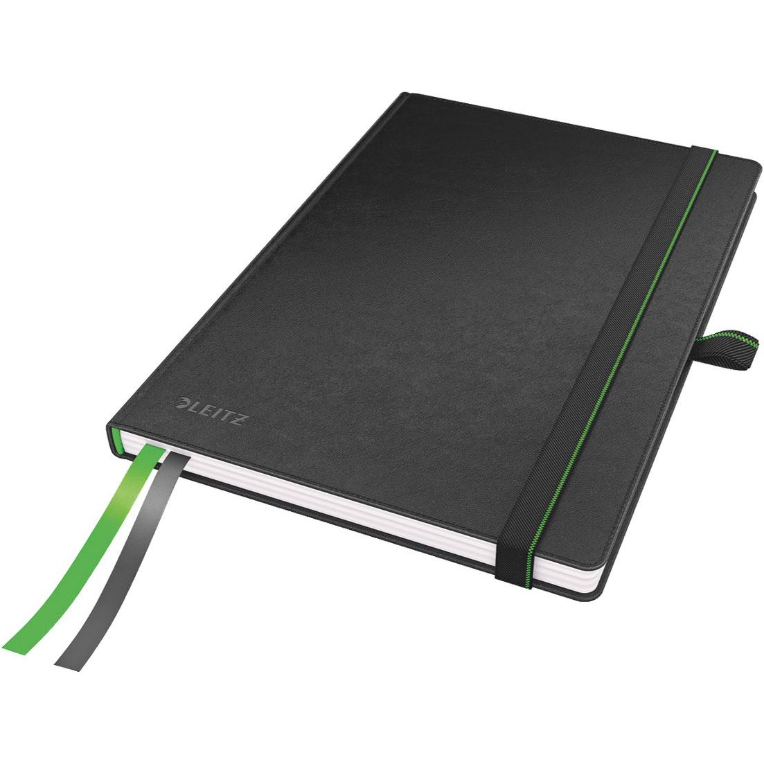 Esselte Leitz Complete Keményfedeles Beíró - A5, 70 Lapos, Kockás, Fekete (44770095)