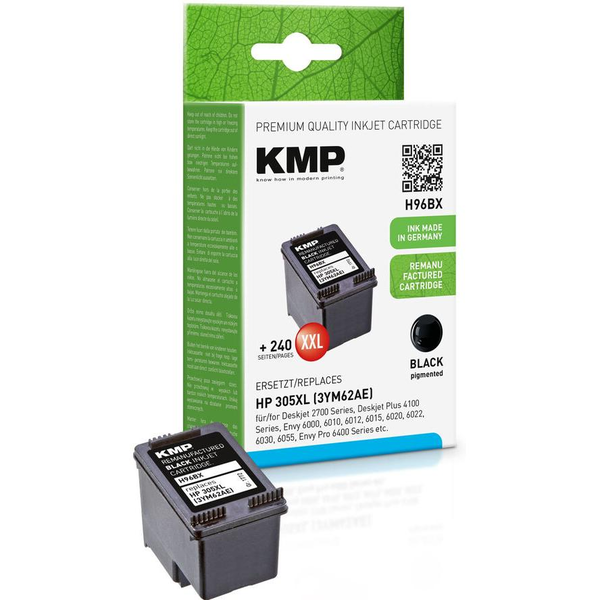 KMP H96BX черна печатаща касета HP 305XL съвместима 10 мл
