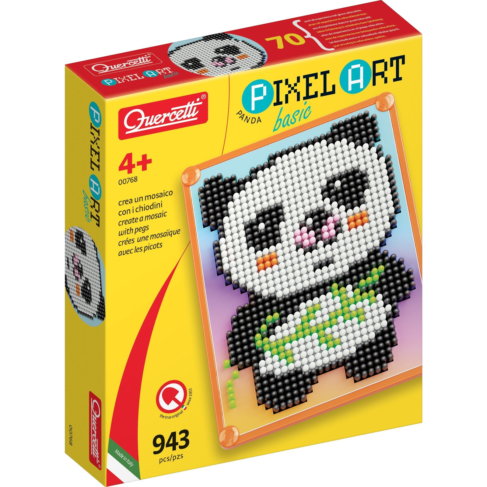 Quercetti Pixel Art Panda Pötyi (040-0768)