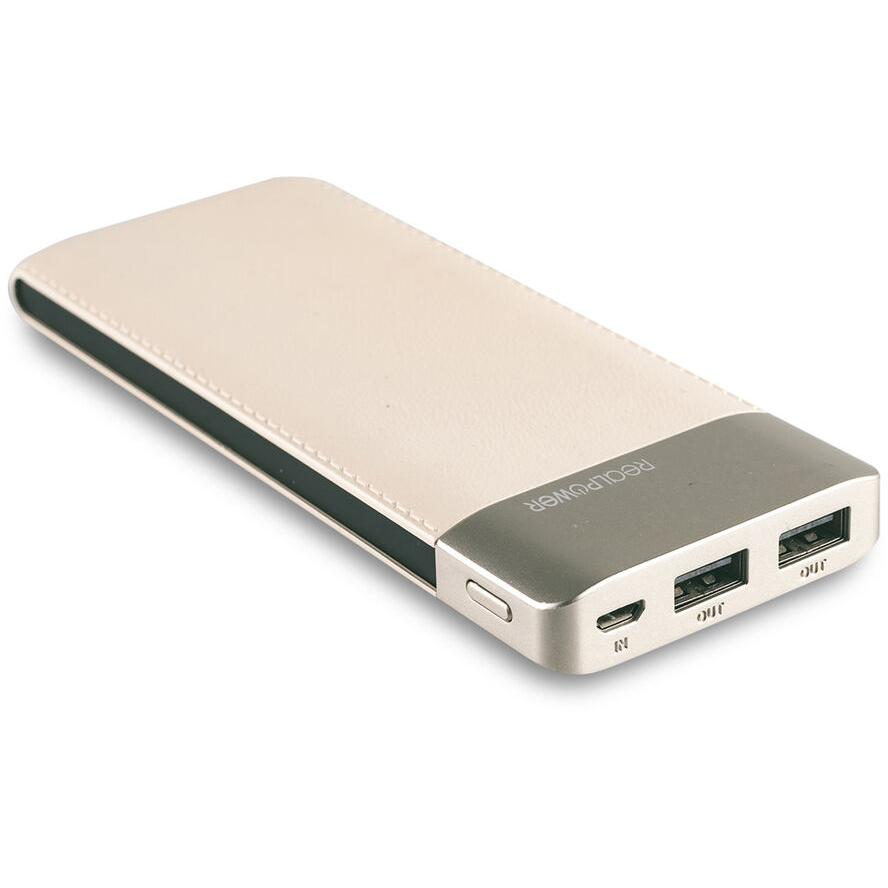 Realpower PB-8000 Fashion 8000mAh PowerBank Champagne (282243)