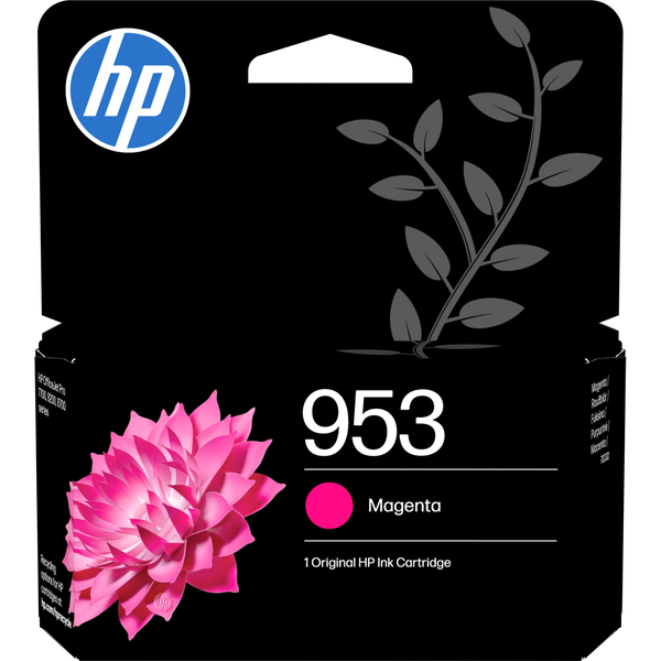 HP 953 Magenta Original Ink Cartridge blækpatron 1 stk Standard