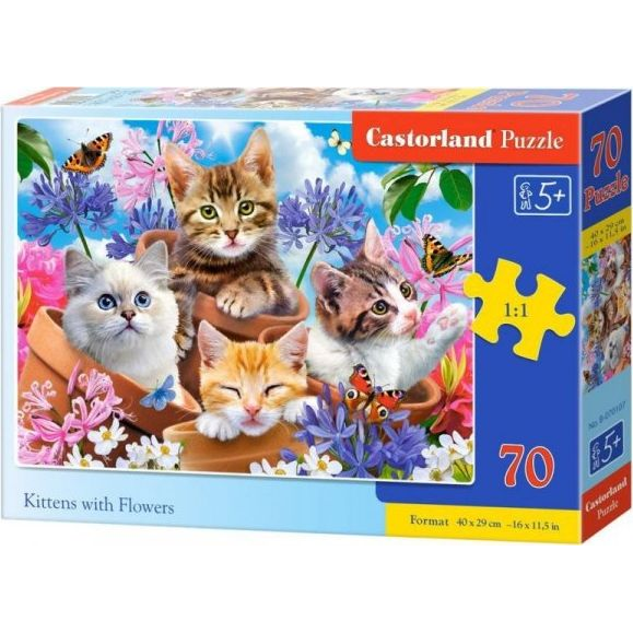 Castorland B-070107 puslespil 70 stk Dyr