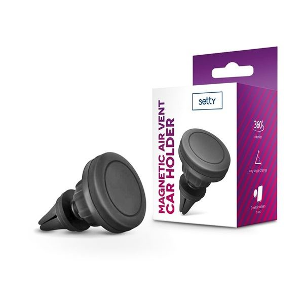 Držák větrací mřížky Setty černý