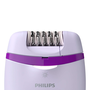 Комплект епилатор Philips Satinelle Essential BRP533/00, Opti-Light, 2 настройки на скоростта, мини четка за почистване на лицето VisaPure, пинсета, торбичка за пътуване