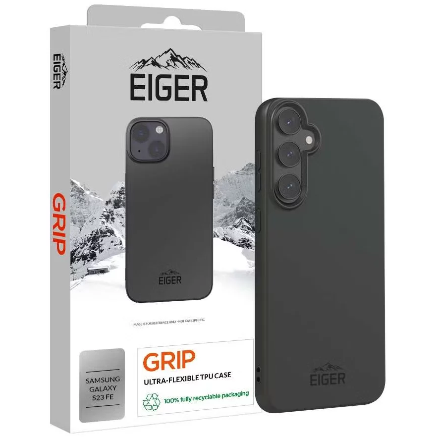 Eiger Grip Samsung Galaxy S23 FE Tok - Fekete (EGCA00533)
