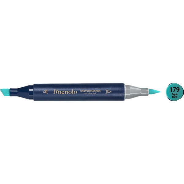 Deli Finenolo 179 - Aqua Mint kétvégű permanent ART marker (DEC184-F/179)
