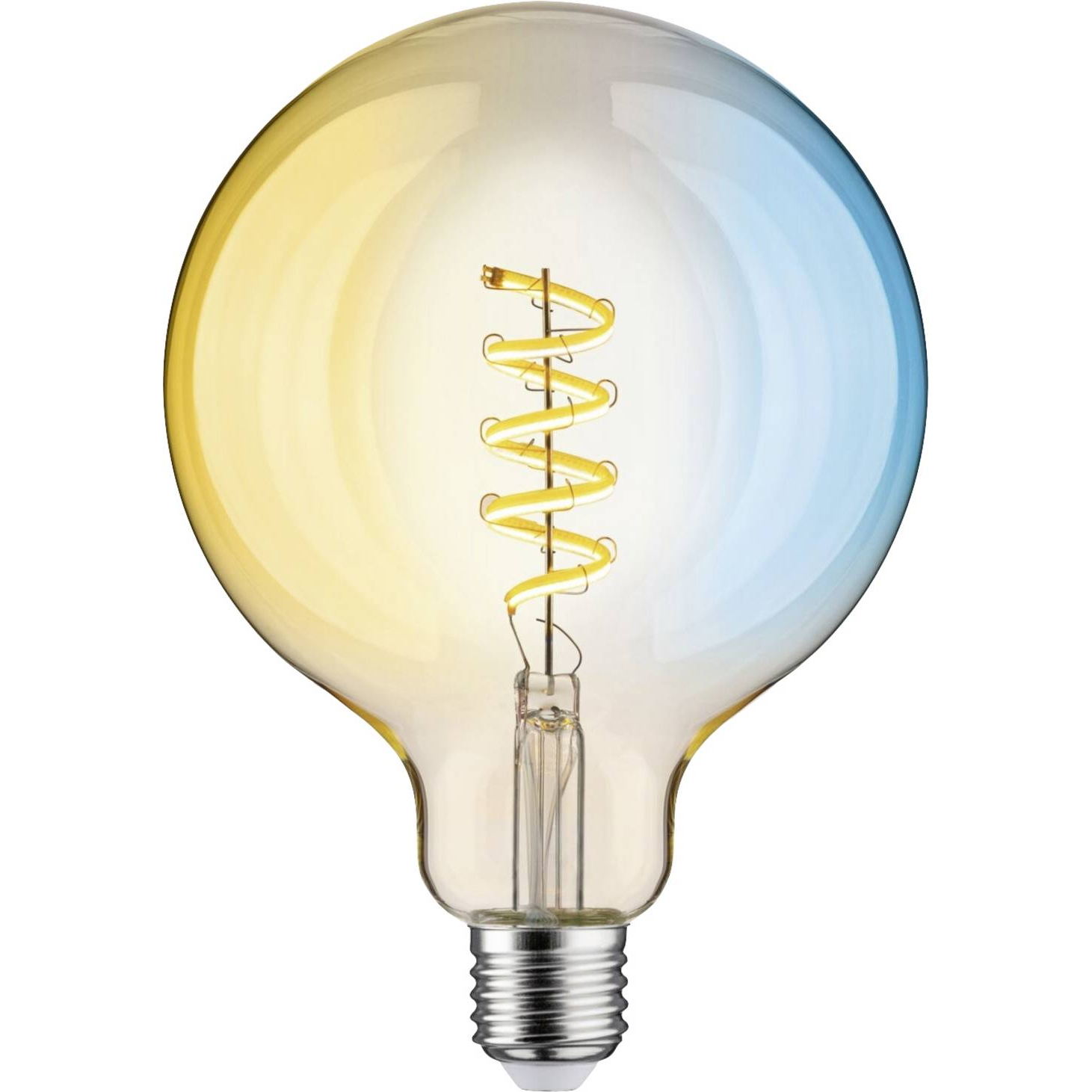 Paulmann LED глобус G125 Zigbee E27 7.5W златен CCT