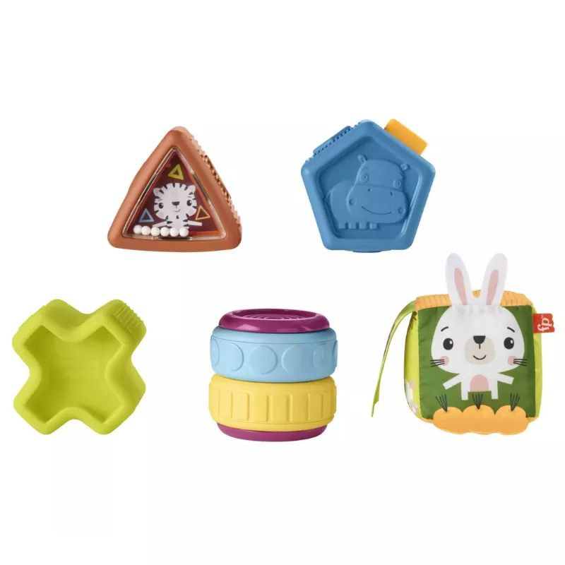 Fisher-Price: Mókaformák - 5 darabos készlet (HXK48)