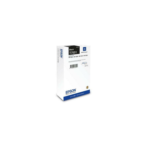 Epson C13T75514N inktcartridge 1 stuk(s) Origineel Hoog (XL) rendement Zwart