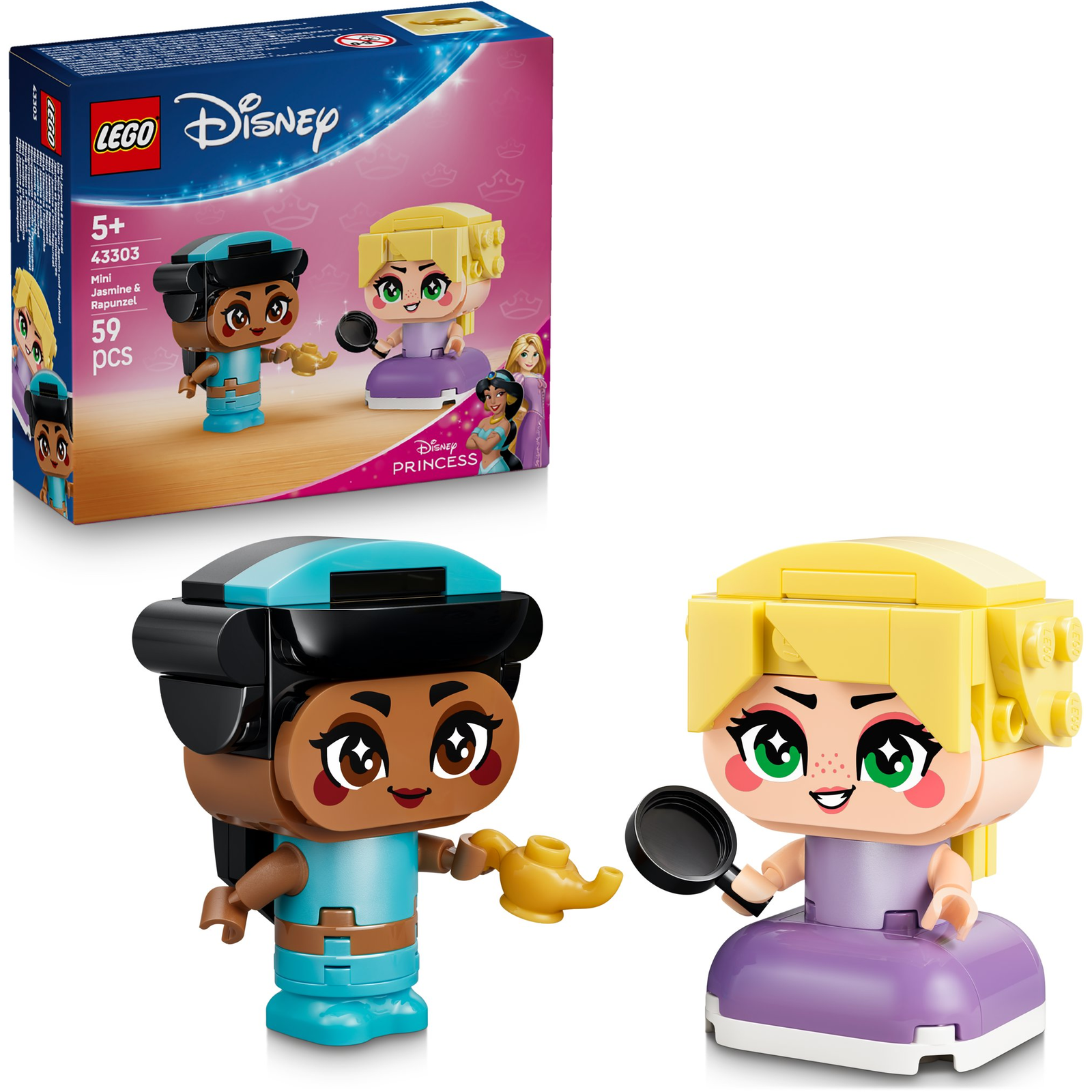 LEGO® Disney Princess 43303 Mini Jázmin és Aranyhaj (5702018066911)