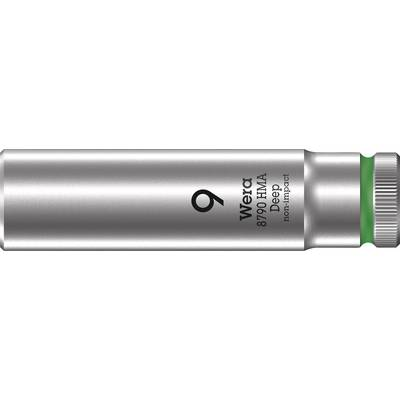 WERA NÁSTRČNÝ KĽÚČ NÁSTAVEC DLHÝ VYSOKÝ 1/4" 8790 HMA DEEP 9 MM