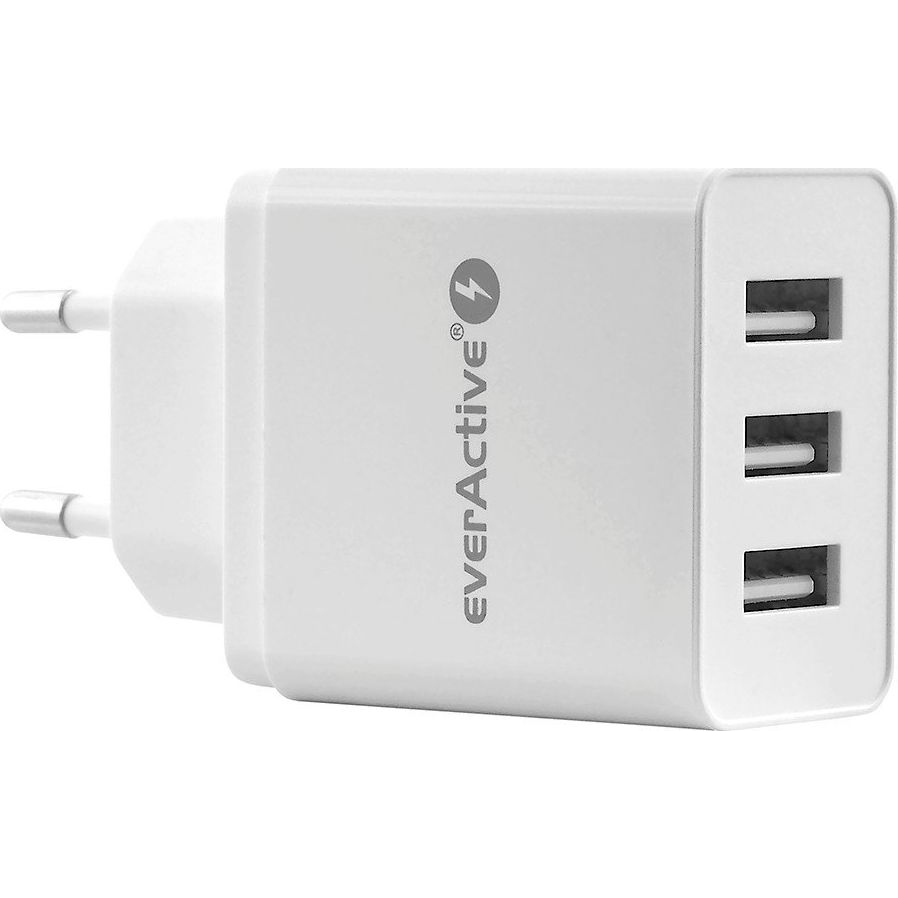 Everactive SC-300 Mobiltelefon Töltő - Univerzális Fehér Egyenáram Gyorstöltés Beltéri (SC300)