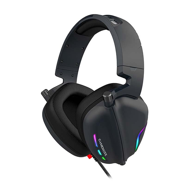 Слушалки Gaming HAVIT H2019u, С микрофон, RGB lighting, Virtual 7.1 surround, Високоговорители 50 мм, Контрол на звука, Пасивно намаляване на шума, USB връзка, Син
