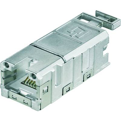 Weidmüller 1962850000 Érzékelő-/működtető összekötő, konfekcionálatlan RJ45 dugó betét 10 db (1962850000)