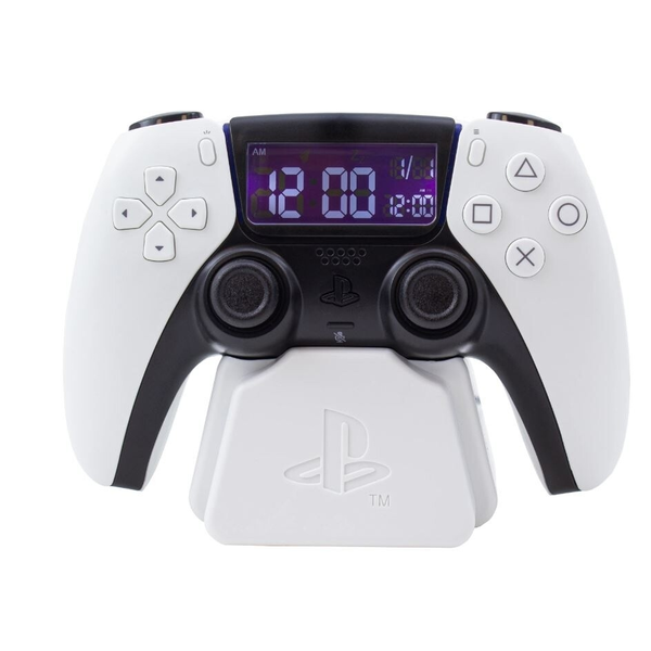 Paladone, PlayStation®, DualSense™, LED világítás, USB, Vezetékes, Fekete, Digitális ébresztőóra