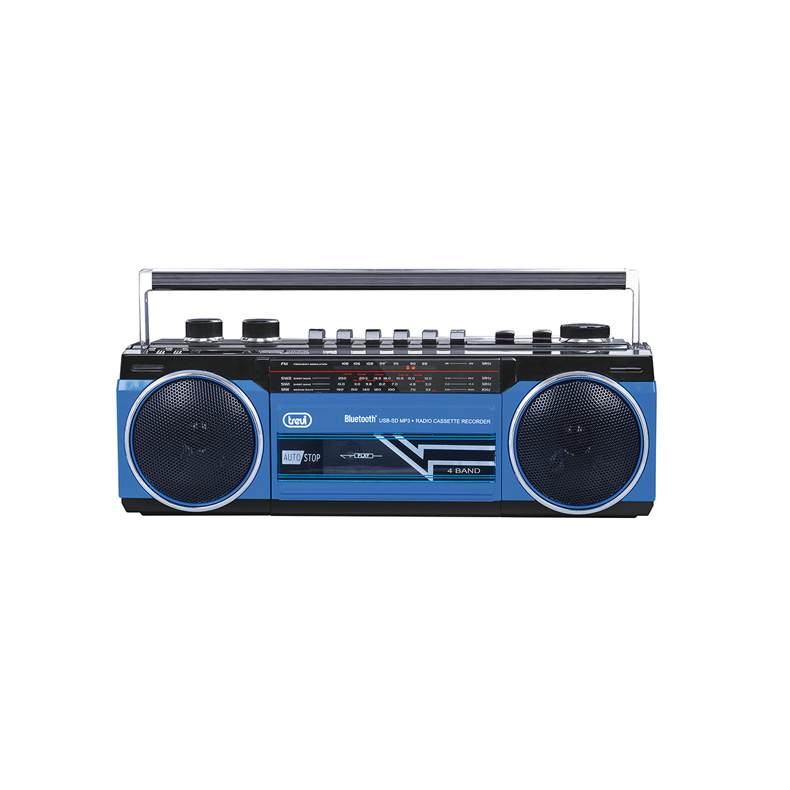 Trevi RR 501 BT Személyi Analóg Fekete, Kék (RR501)