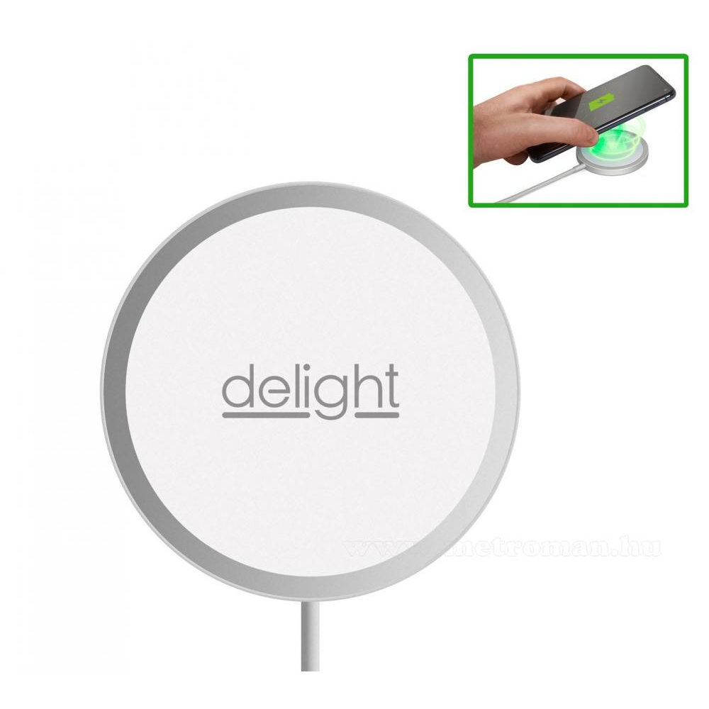 Delight 55164A Mágneses vezeték nélküli töltőpad (10W) (55164A)