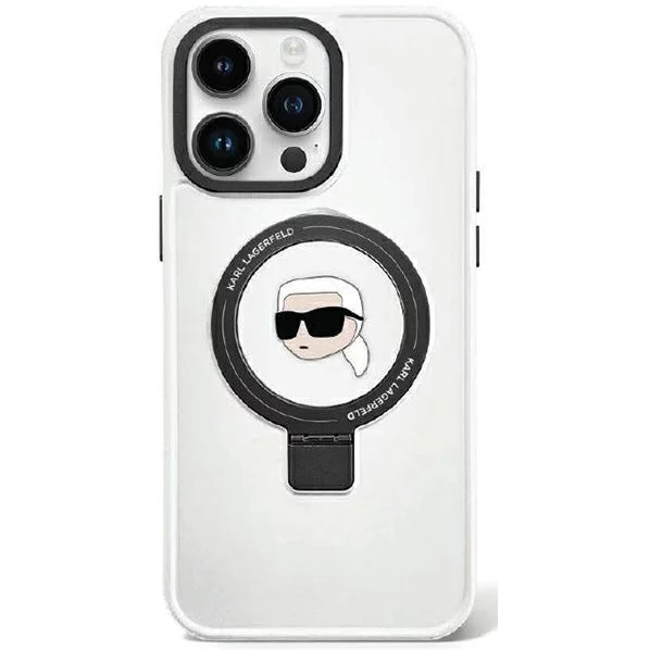 Hello Kitty IML Ringstand Glitter iPhone 15 Pro MagSafe telefon tok kitámasztóval - Pink (KLHMP15LHMRSKHH)