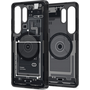 Samsung S25 Ultra Spigen Ultra Hybrid Zero One Műanyag Telefonvédő Ütésállóság, Magsafe, Fekete