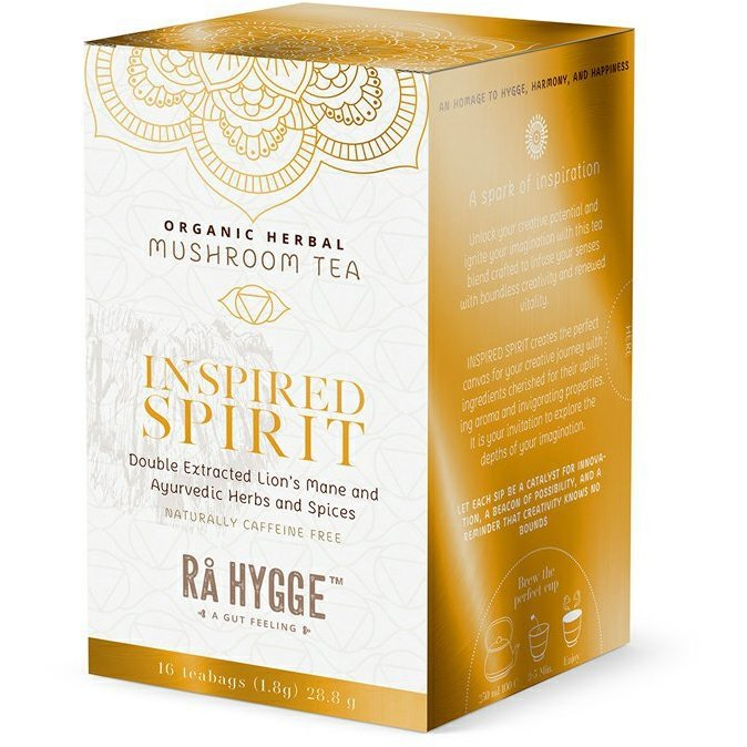 Ra Hygge BIO Inspired Spirit gyógytea Lion´s mane-nel, 16 darab (5745000836352)