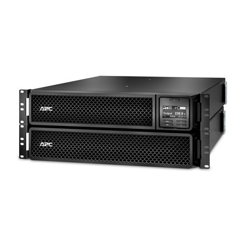 APC SRT2200RMXLI-NC UPS-enhed Dobbeltkonvertering (online) 2,2 kVA 1980 W 12 AC stikkontakt(er)