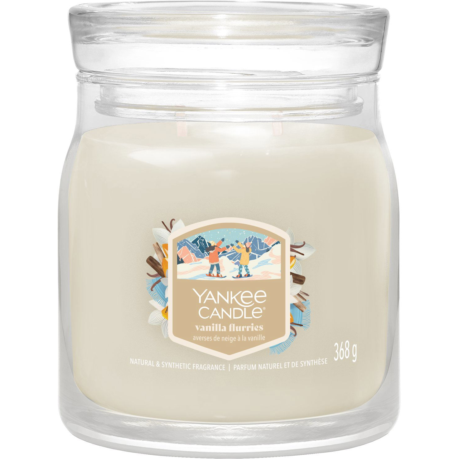 YANKEE CANDLE Signature Vanilla Flurries 368 g (5038581167329)