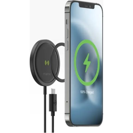 mophie 401307634 mobiltelefon töltő Okostelefon Fekete Váltakozó áram Vezeték nélkül tölthető Beltéri (401307634)