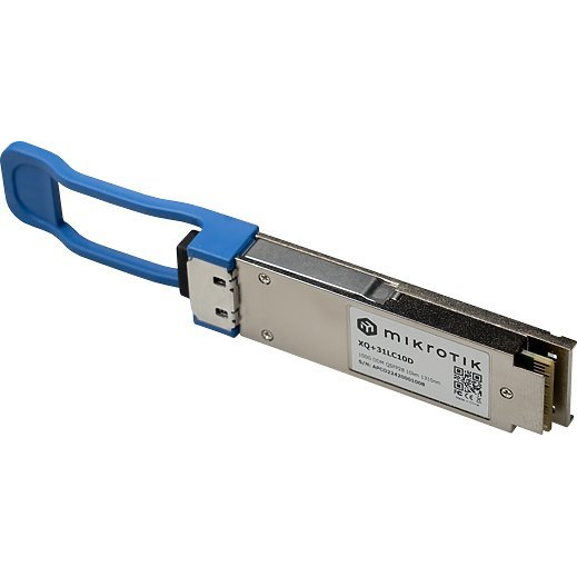 Mikrotik XQ+31LC10D halózati adó-vevő modul Száloptikai 100000 Mbit/s QSFP28 1309 nm (XQ+31LC10D)