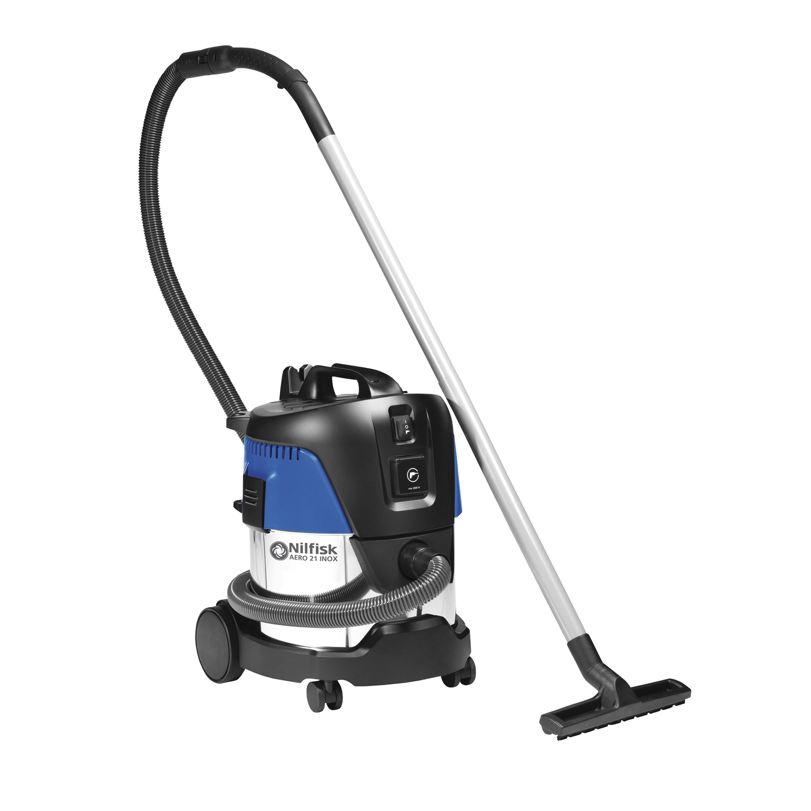 Nilfisk AERO 21-21 PC Inox Ipari porszívó - Fekete (107406603)