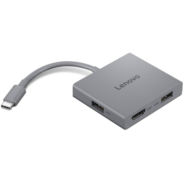 Lenovo GX91R64790 dokkoló állomás és port replikátor Vezetékes USB 3.2 Gen 1 (3.1 Gen 1) Type-C Szürke