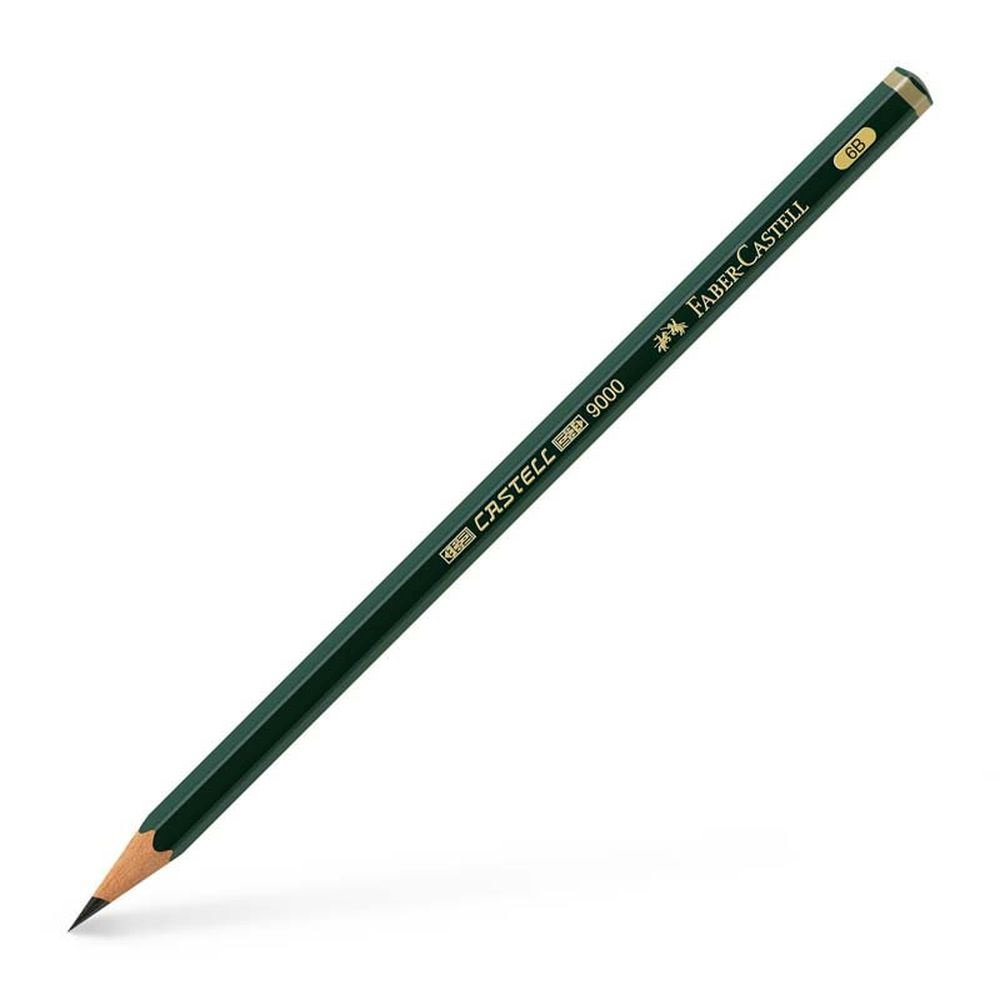 Faber-Castell 9000 Hatszögletű 6B Grafitceruza (P3031-4304)