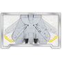 Cobi F-14A Tomcat vadászrepülőgép műanyag modell (1:48)