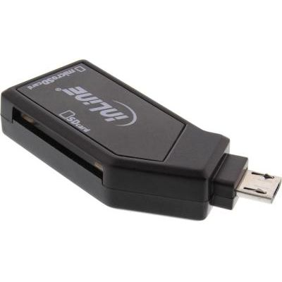 InLine 66778 kártyaolvasó Micro-USB Fekete (66778)