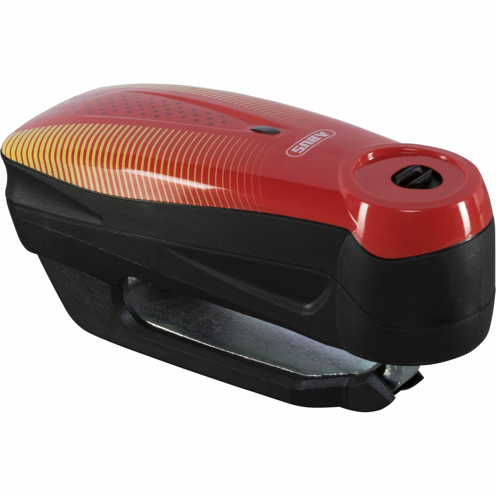 ABUS Detecto 7000 RS 1 motorkerékpár féktárcsa zár riasztóval - Sonic Piros (4140)