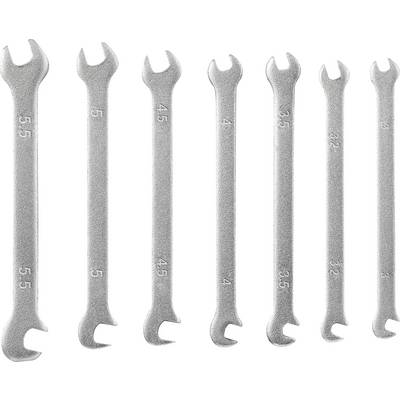 Kettős csavarkulcs készlet 7 részes 3 - 5.5 mm TOOLCRAFT TO-4985421 (TO-4985421)
