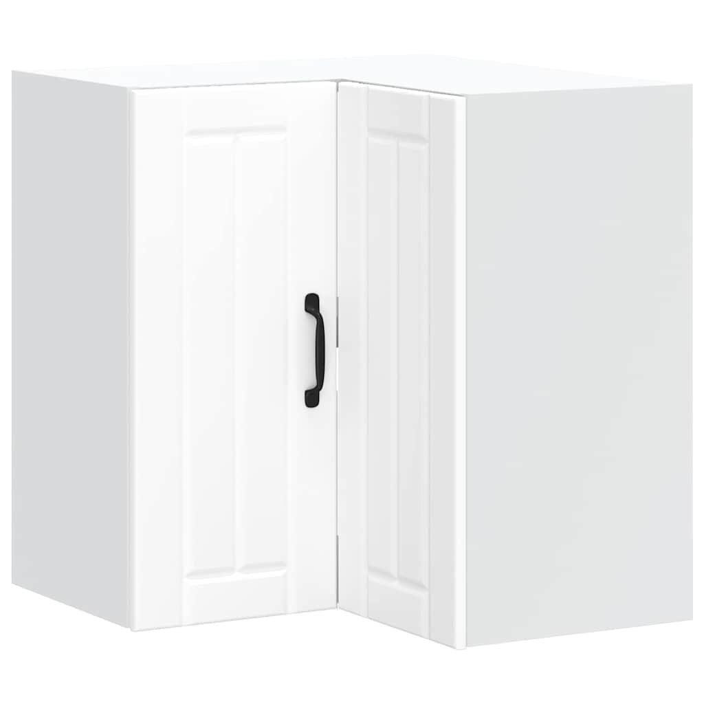 Konyhai fali sarokszekrény Lucca fehér színű műfa (853857)