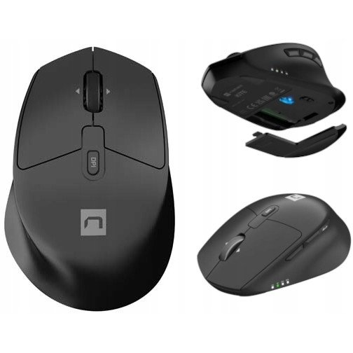 Natec Kite Wireless egér 4000DPI csendes fekete