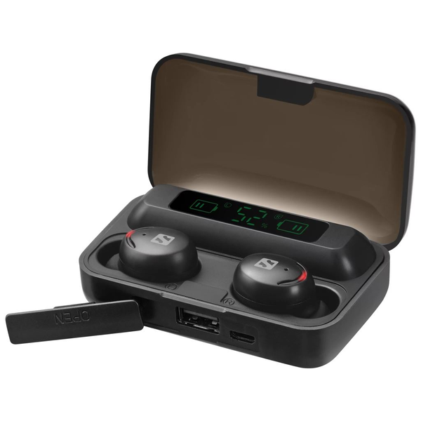 Sandberg 126-38 slúchadlo / náhlavná súprava Slúchadlá s mikrofónom True Wireless Stereo (TWS) Do ucha Hovor / hudba Bluetooth Čierna