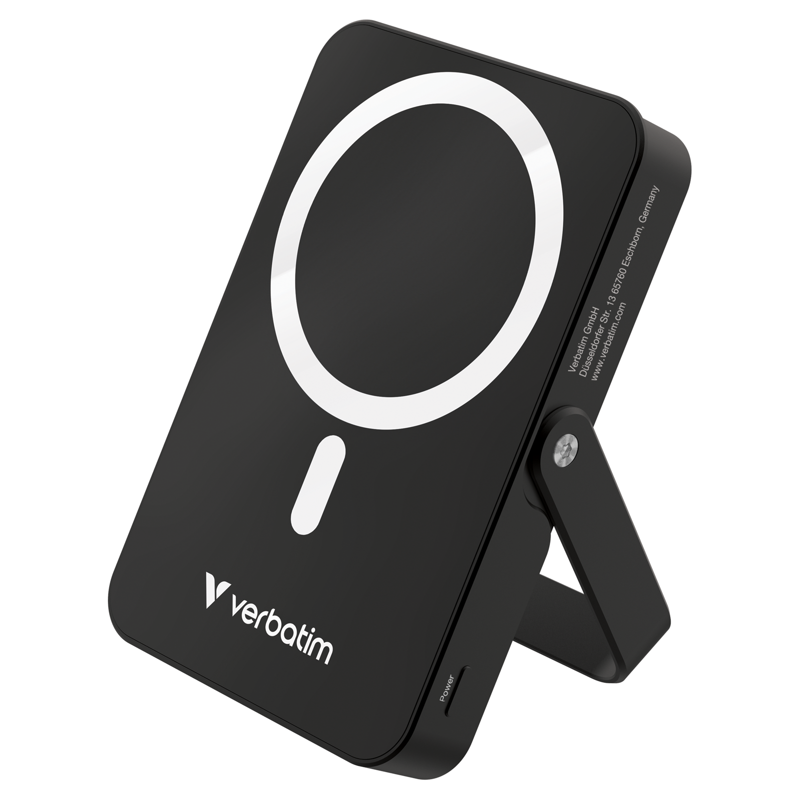 Verbatim 32264 MagSafe Wireless Powerbank kitámasztóval 10000mA 20W - Fekete (32264)