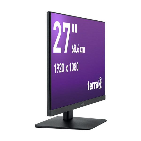 TERRA 3030227 computerskærm 68,6 cm (27") 1920 x 1080 pixel Fuld HD LED Sort