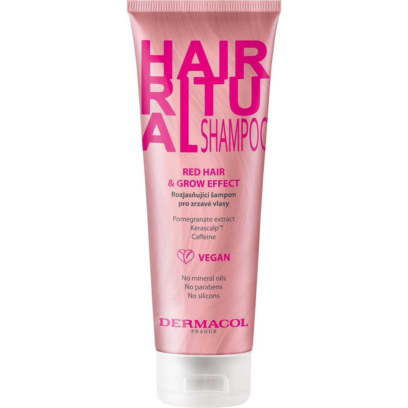DERMACOL Hair Ritual Sampon vörös hajra 250 ml (8595003125352)