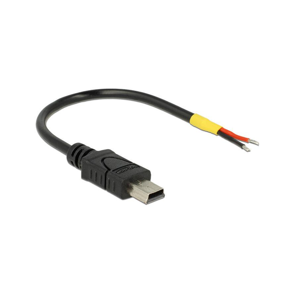 DELOCK USB Kabel  Mini-B -> 2x offene Kabelenden Strom